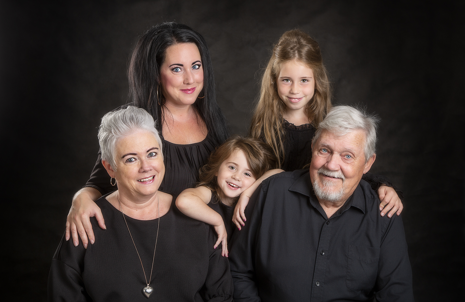 Familjebild kampanj för Black Friday